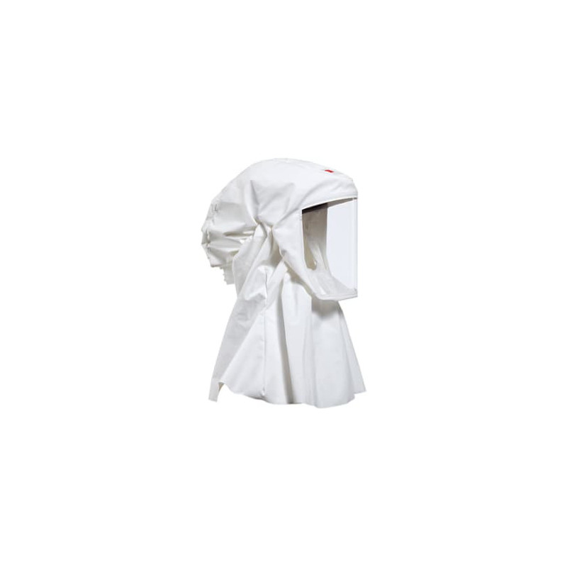 Cagoule de soudure active (PAPR) | 3M | LEGERE VERSAFLO BLANCHE RESISTANTE AUX PRODUITS CHIMIQUES HARNAIS